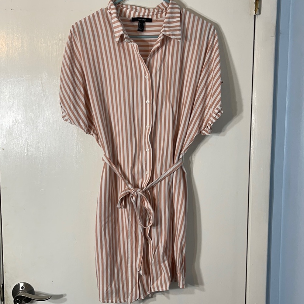 Forever21 Striped Dress Sz L